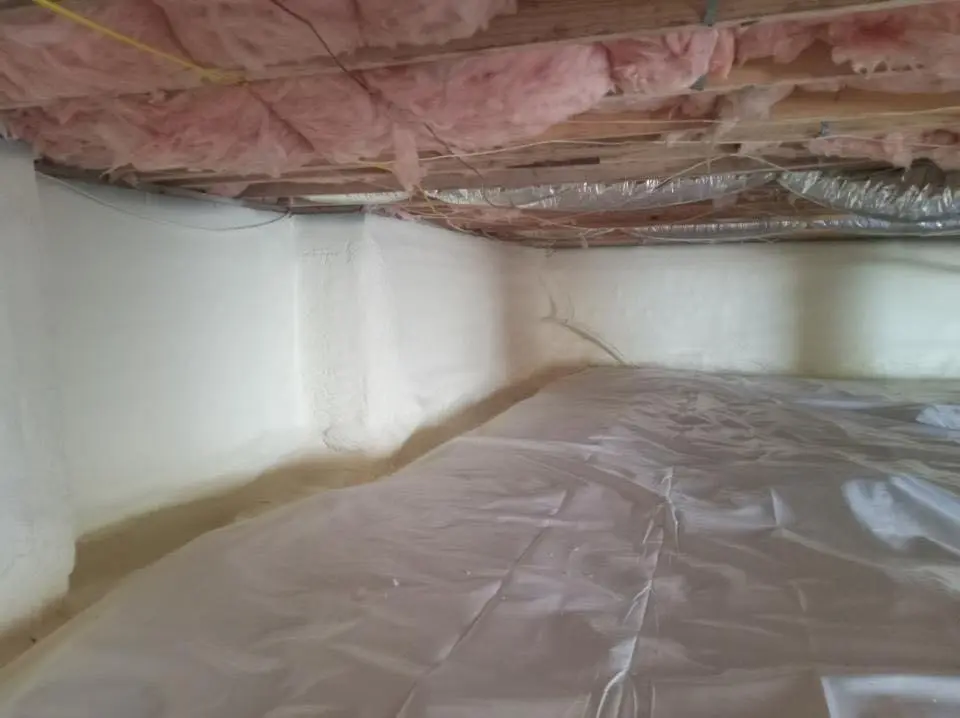 Crawl space encapsulation with closed-cell spray foam for Metal Roof Coating in Commerce City